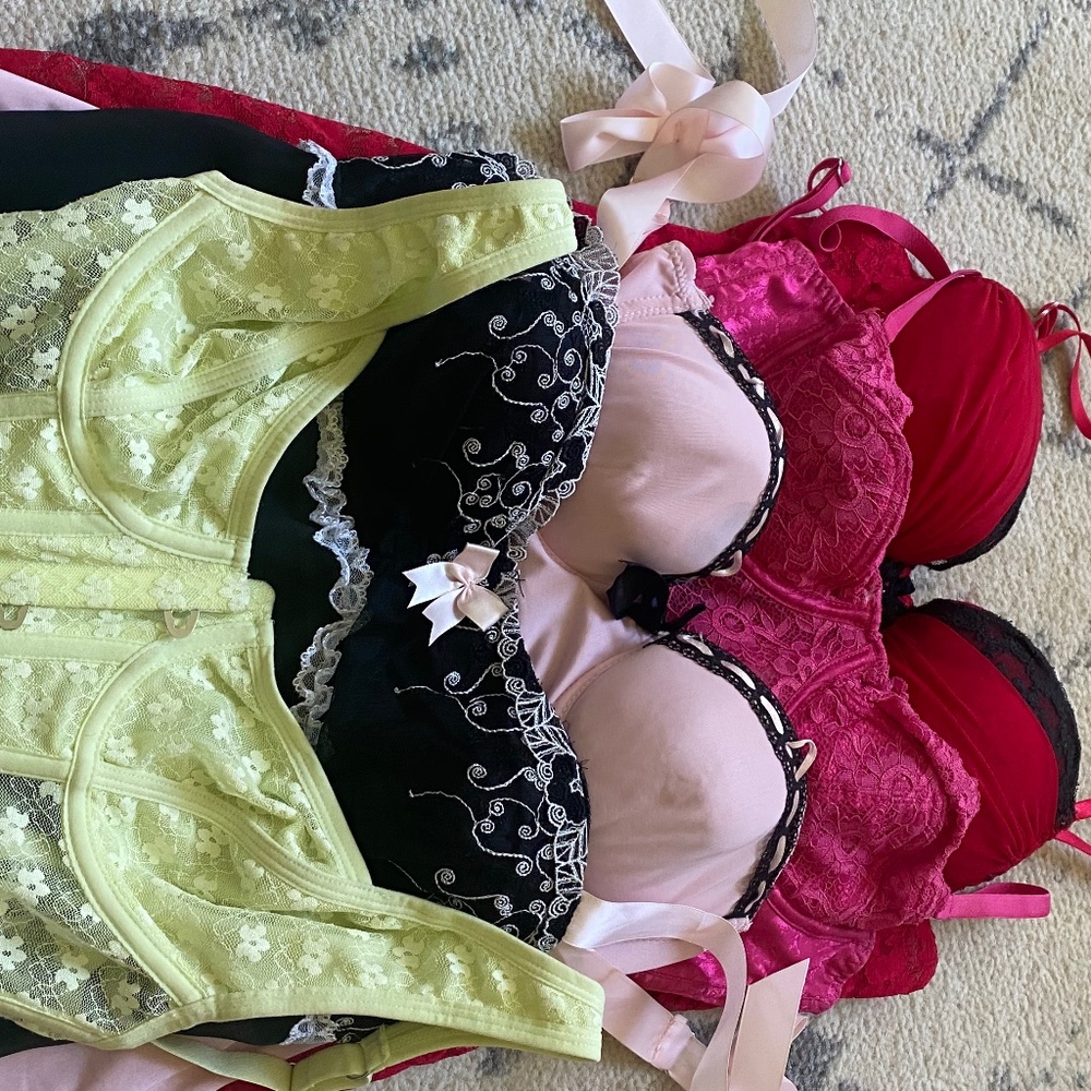Y2k vintage bulk bundle lingerie tops
